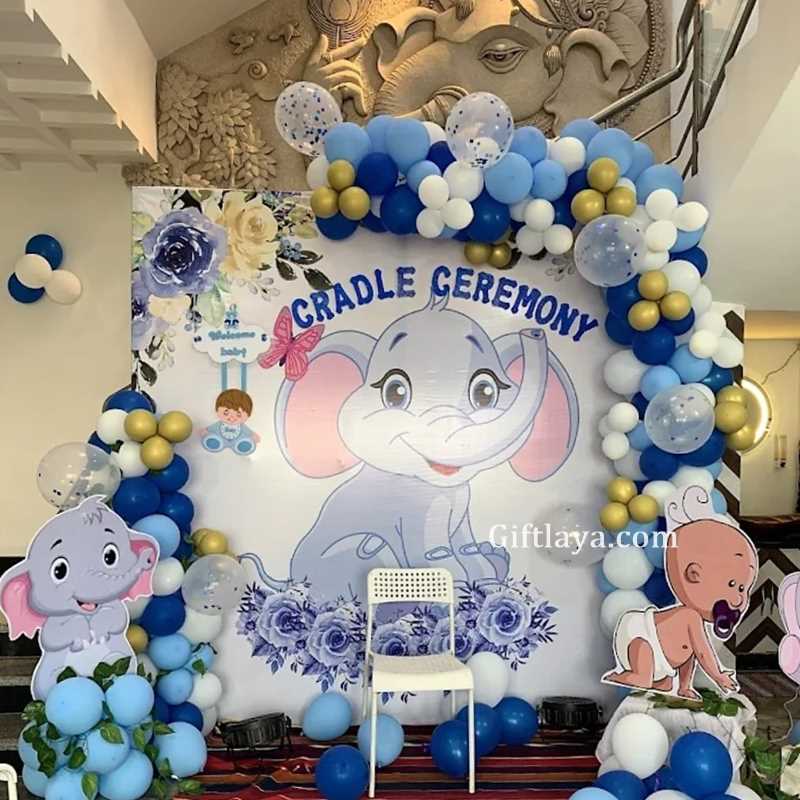 Baby Cradle Ceremony Customized Background Decoration